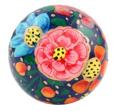 Hand Painted Kashmiri Indian Cabinet Knobs